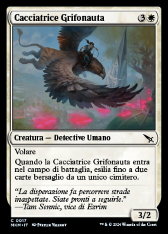 Cacciatrice Grifonauta