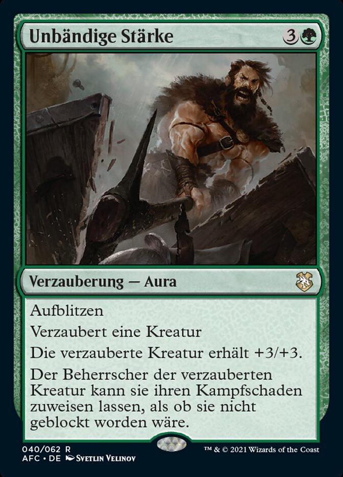 Unbändige Stärke