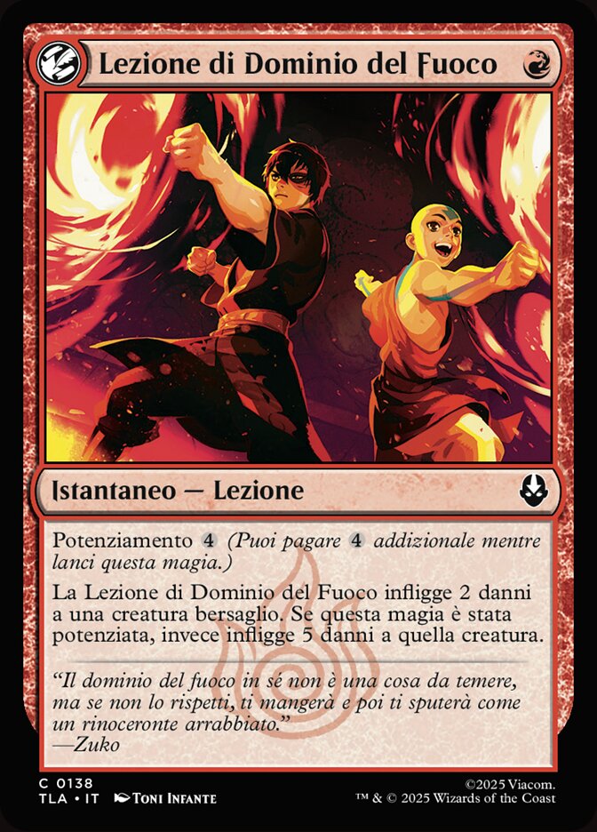 Lezione di Dominio del Fuoco