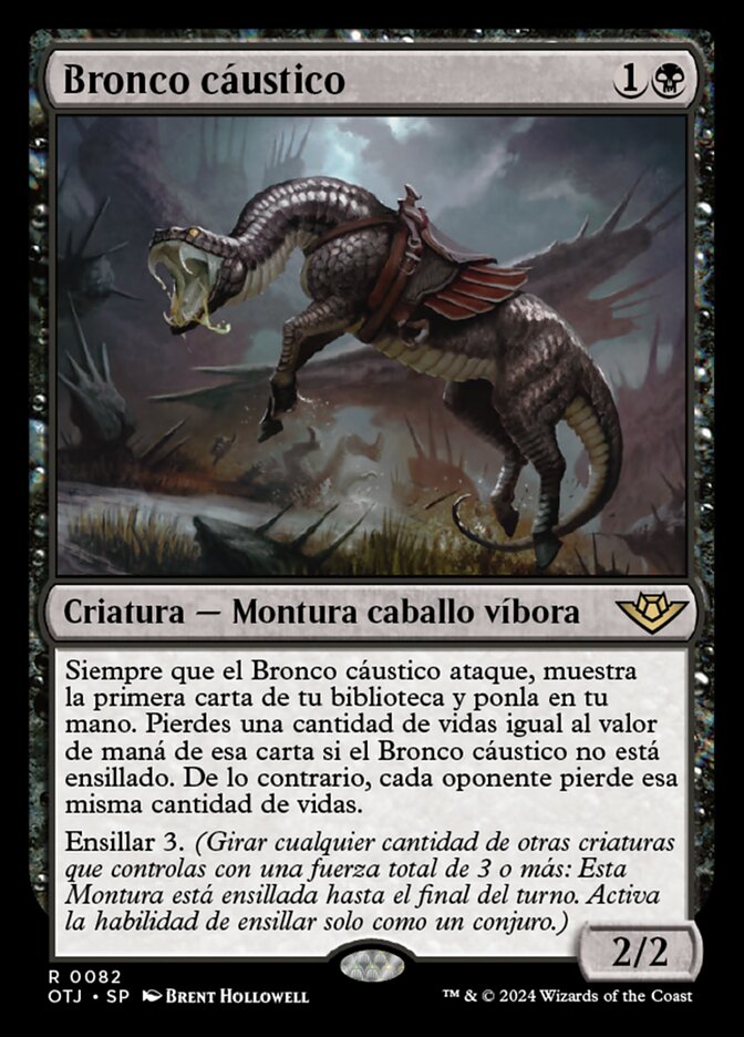 Bronco cáustico