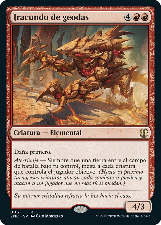 Iracundo de geodas