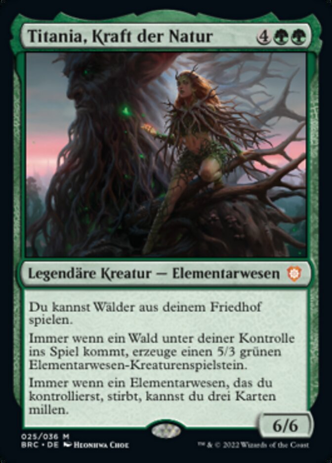 Titania, Kraft der Natur