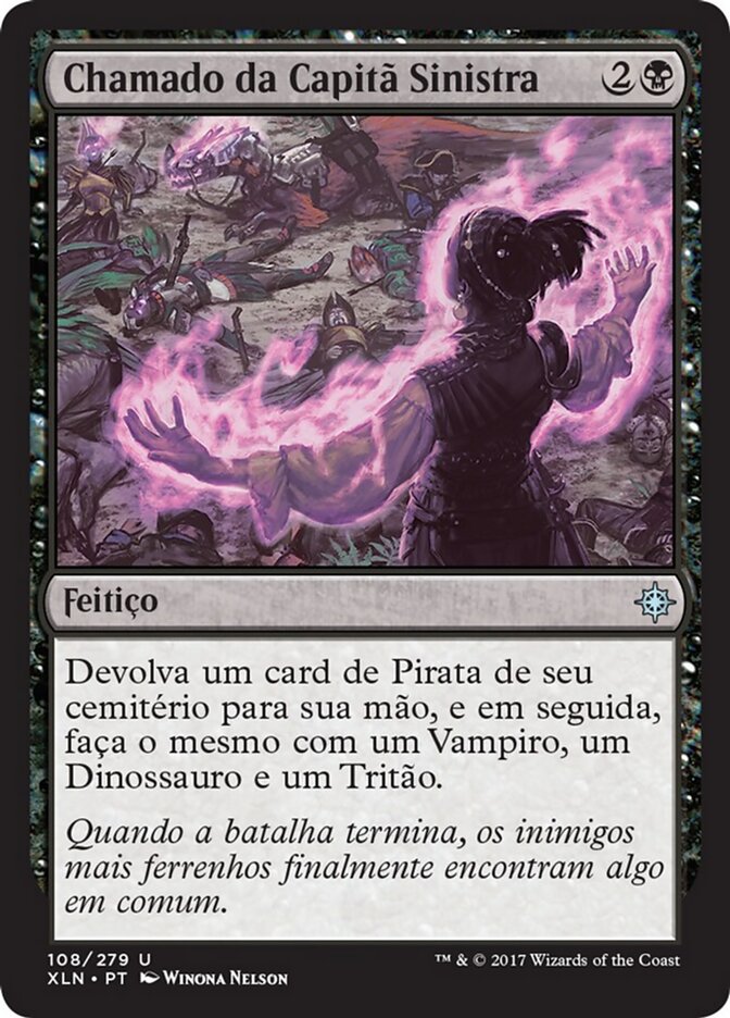 Chamado da Capitã Sinistra