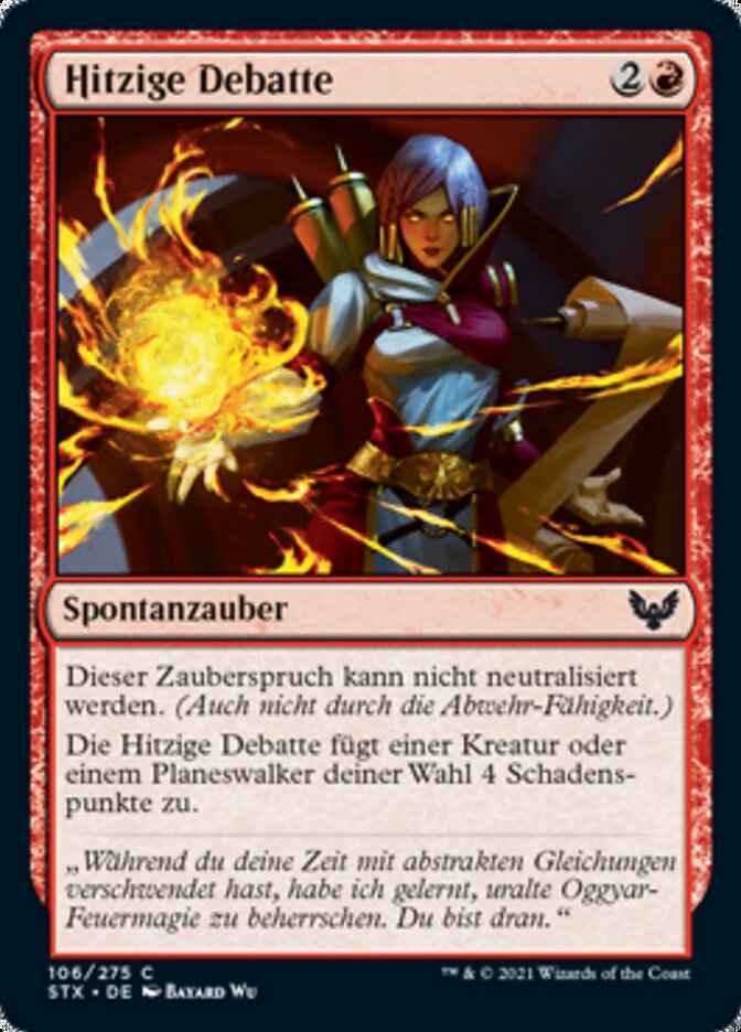 Hitzige Debatte