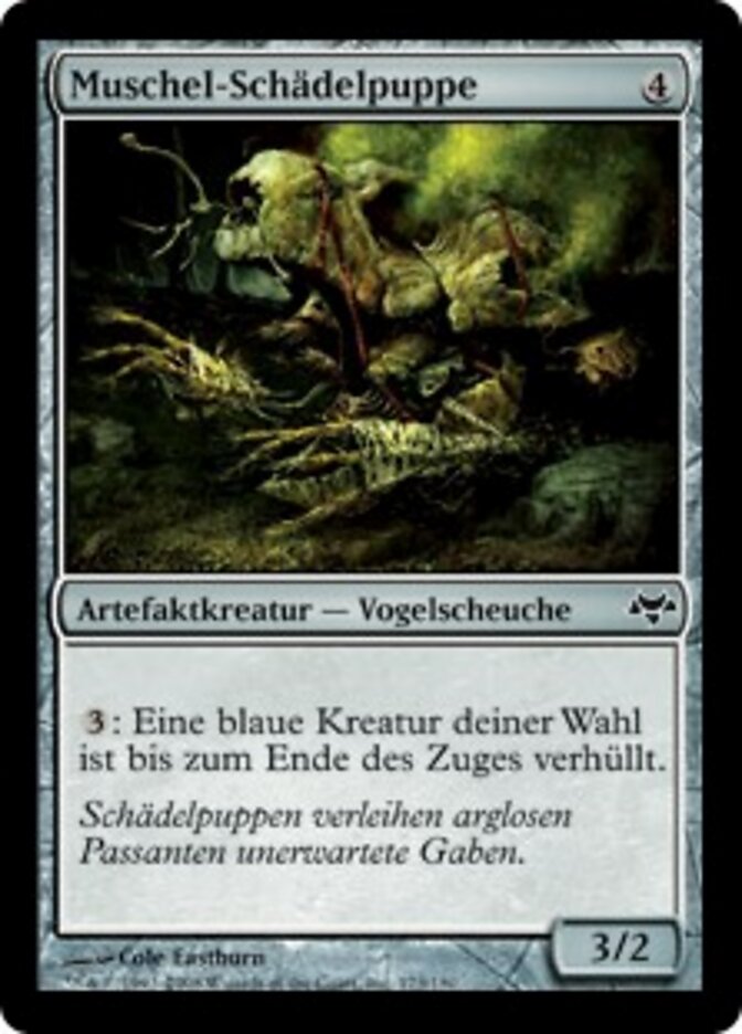 Muschel-Schädelpuppe