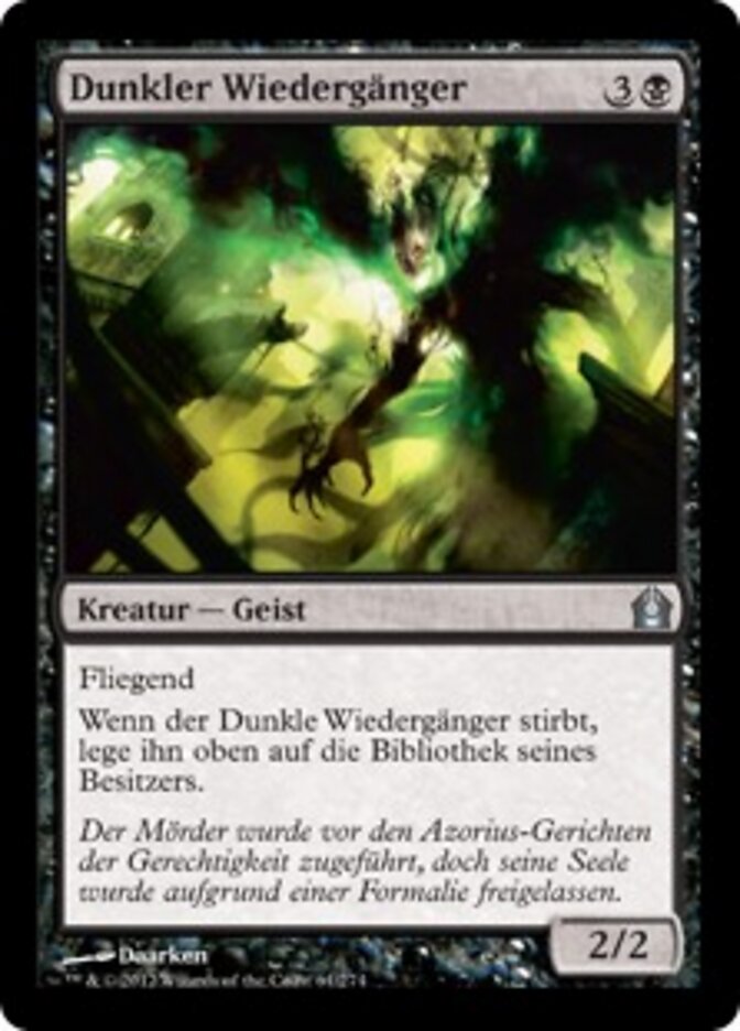 Dunkler Wiedergänger