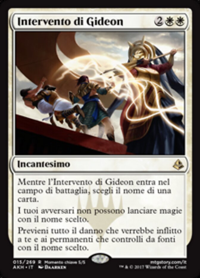 Intervento di Gideon