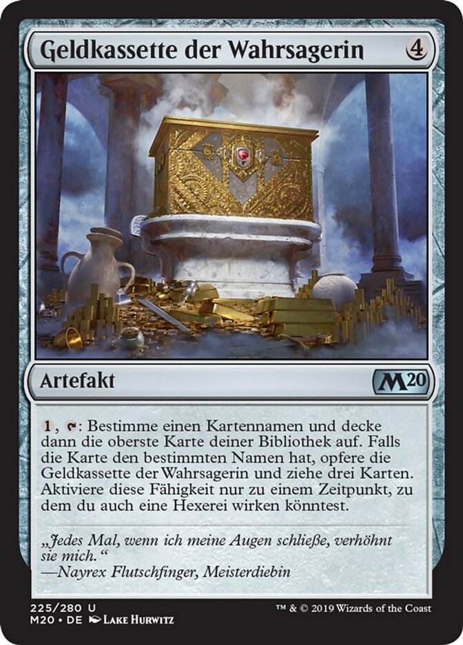 Geldkassette der Wahrsagerin