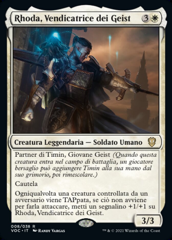 Rhoda, Vendicatrice dei Geist