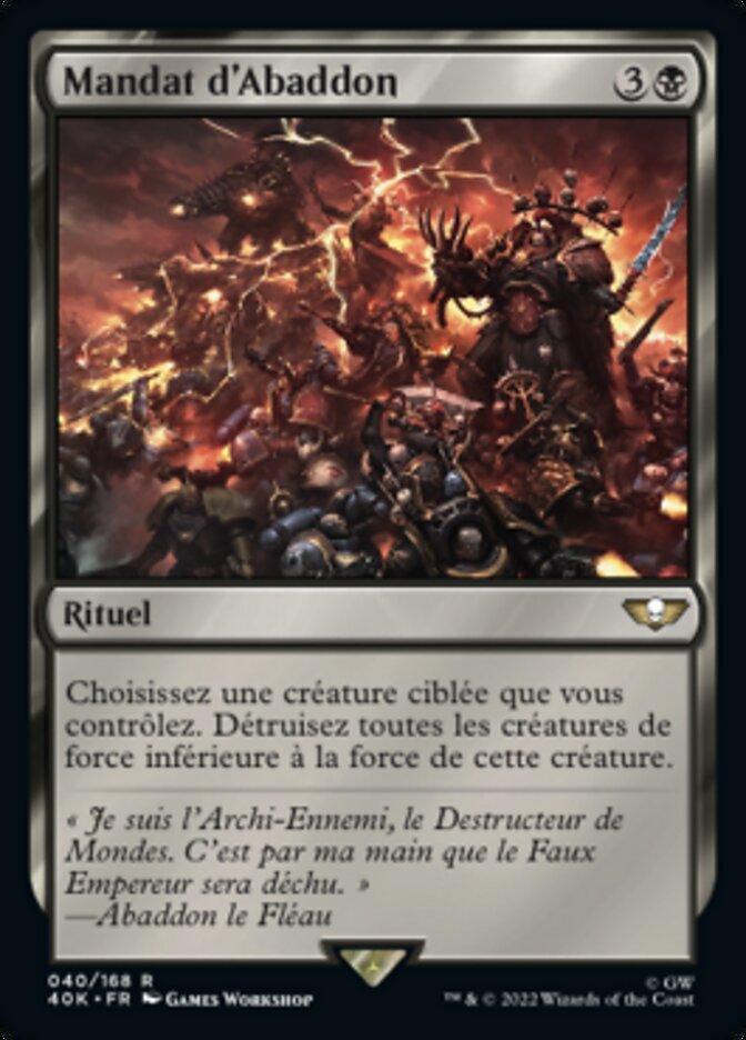 Mandat d'Abaddon