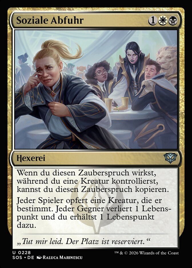 Soziale Abfuhr