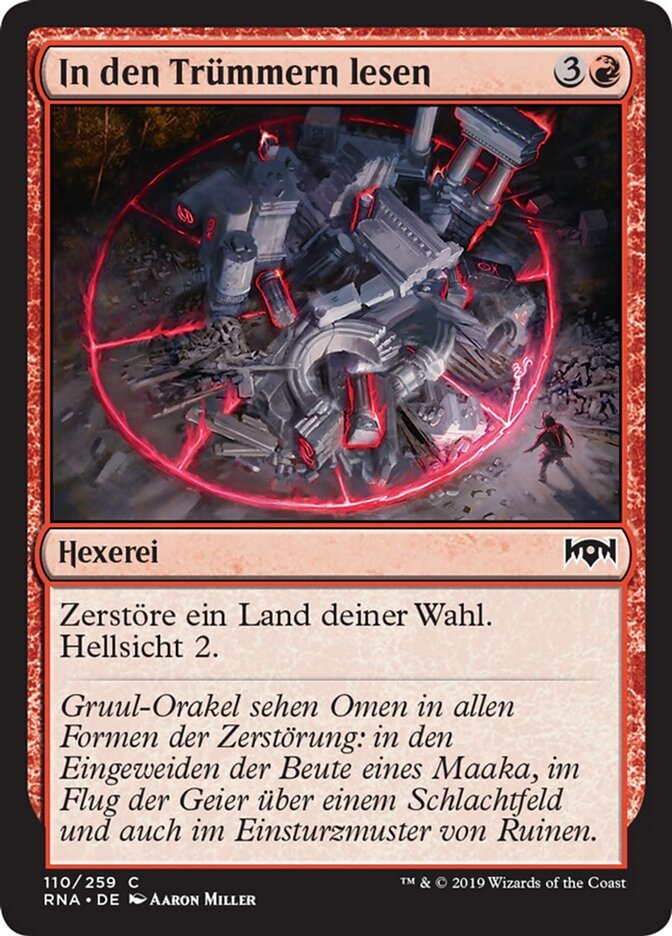 In den Trümmern lesen