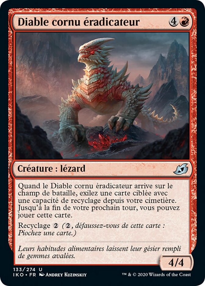 Diable cornu éradicateur