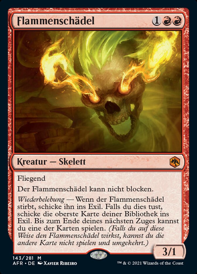 Flammenschädel