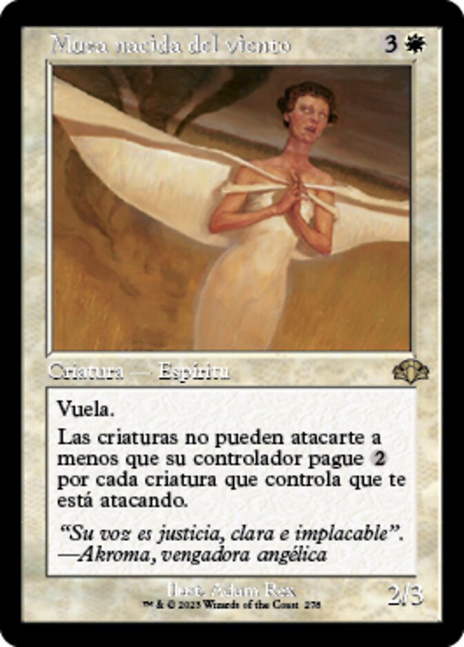 Musa nacida del viento