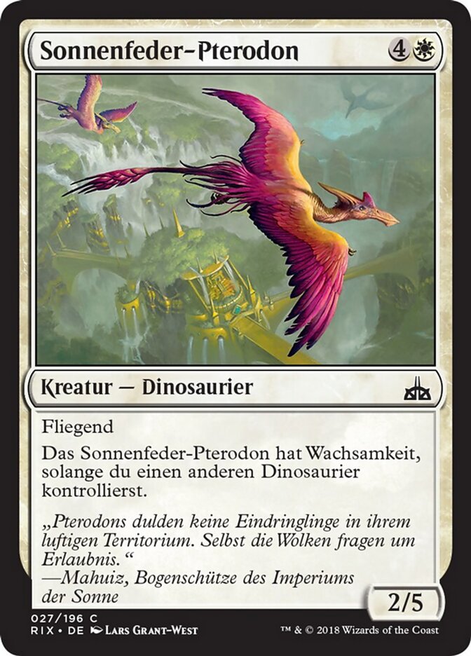 Sonnenfeder-Pterodon