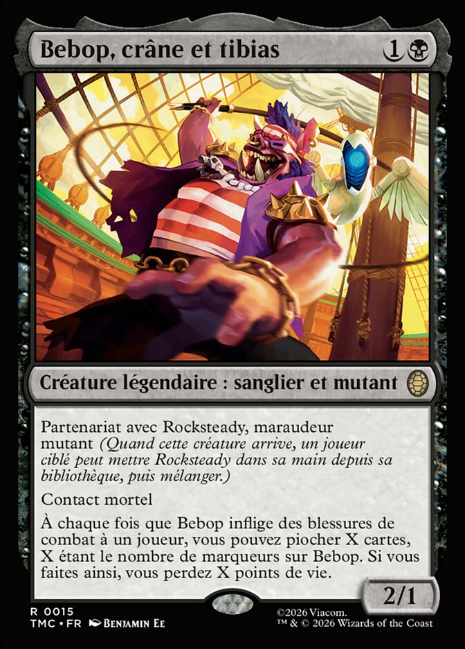 Bebop, crâne et tibias