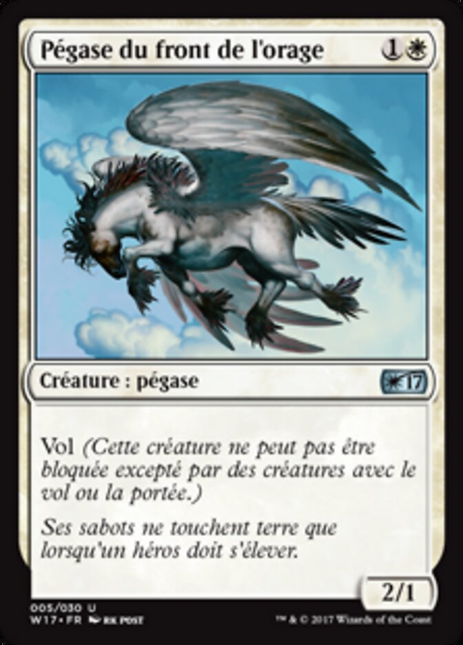 Pégase du front de l'orage