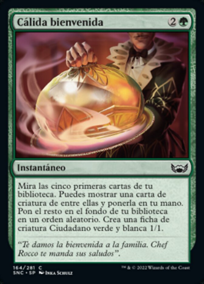 Cálida bienvenida