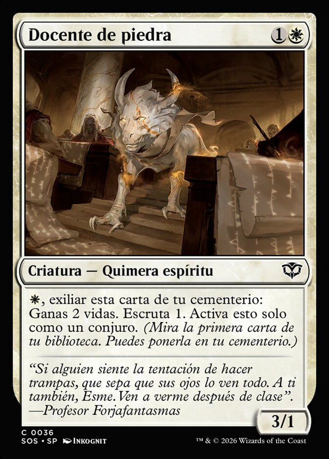 Docente de piedra