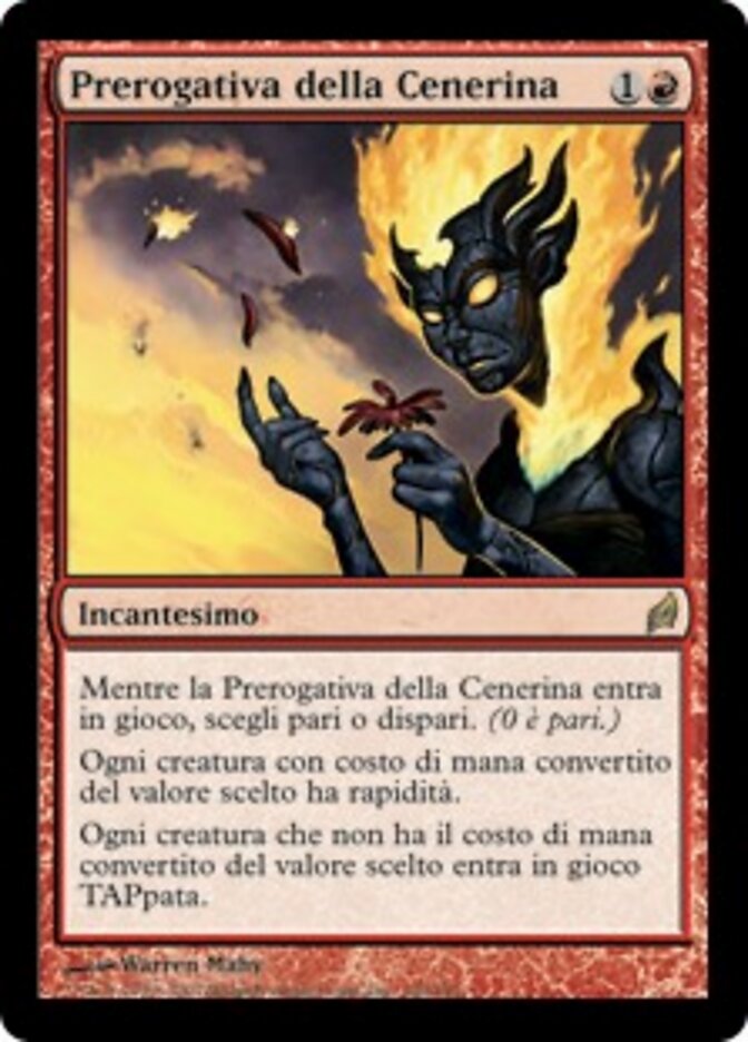 Prerogativa della Cenerina
