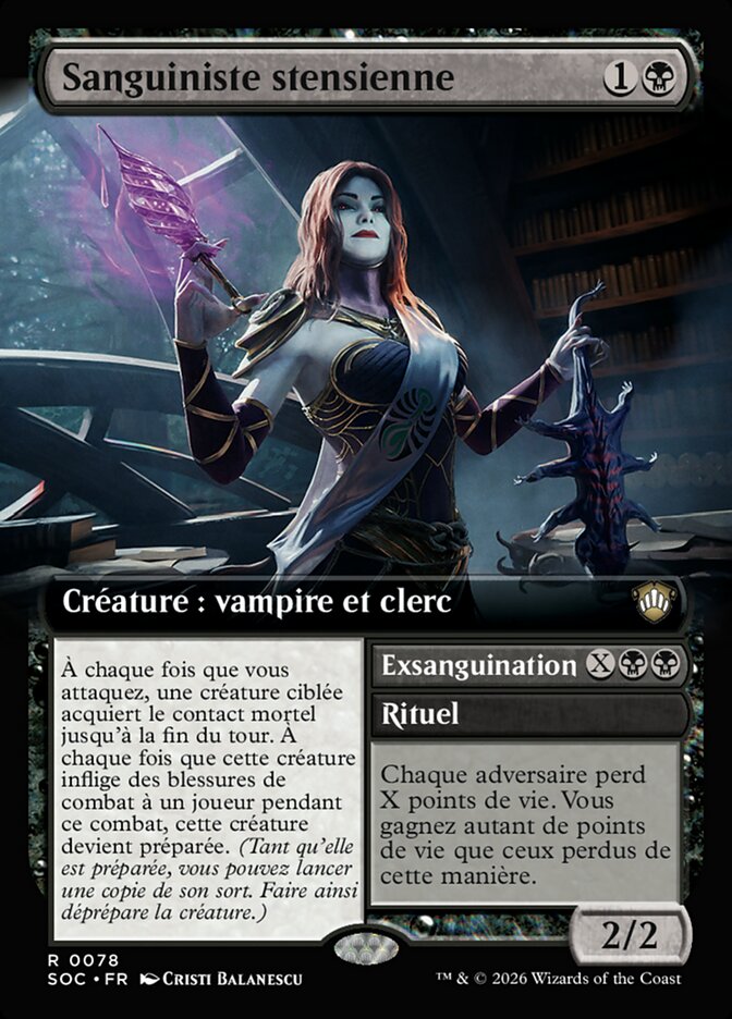 Stensian Sanguinist // Exsanguinate