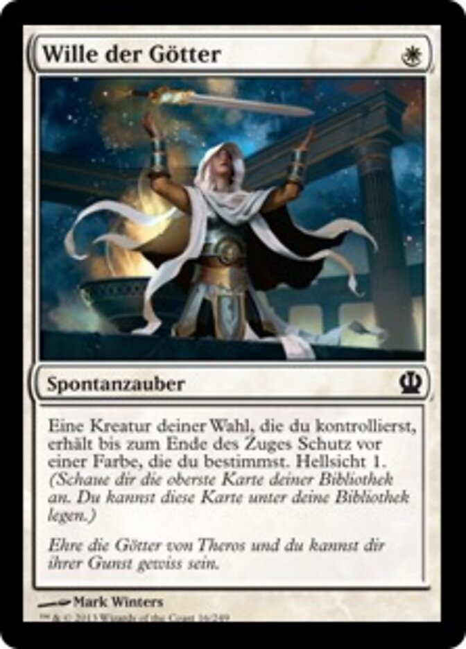 Wille der Götter