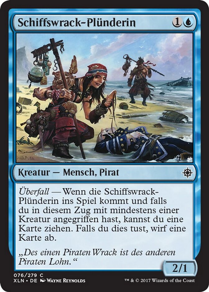 Schiffswrack-Plünderin