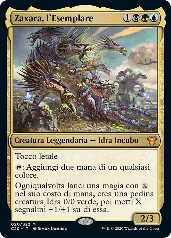 Zaxara, l'Esemplare