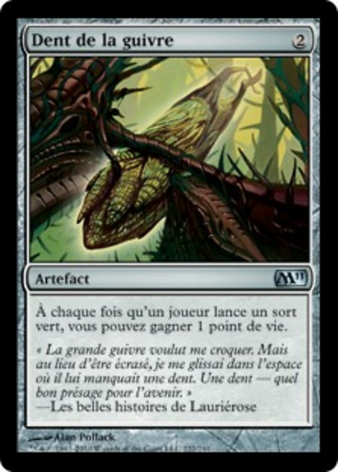 Dent de la guivre