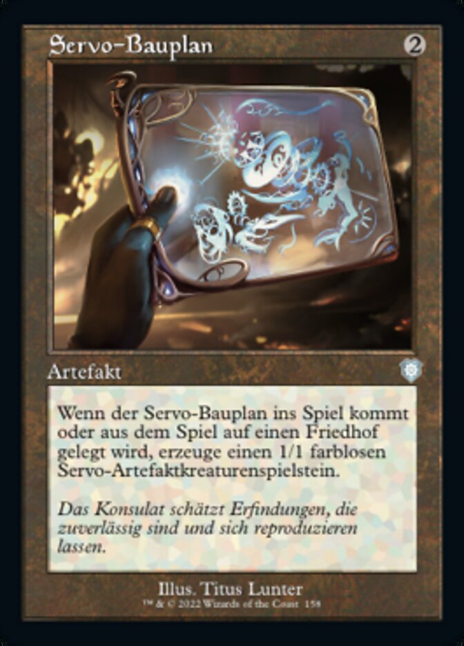 Servo-Bauplan