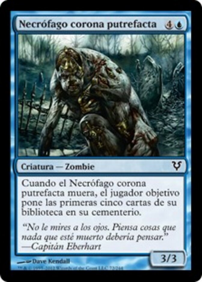 Necrófago corona putrefacta