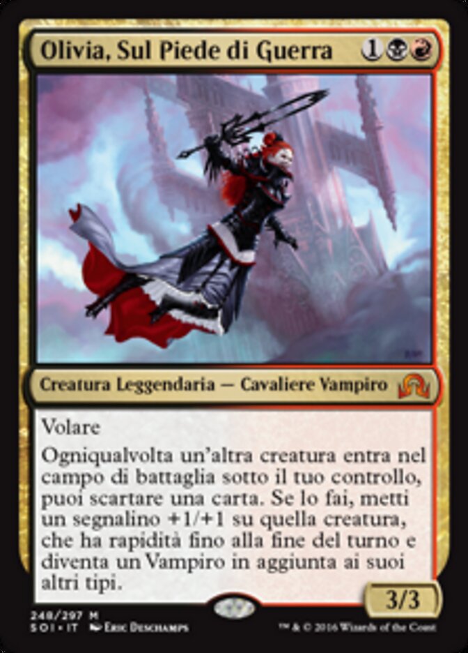 Olivia, Sul Piede di Guerra
