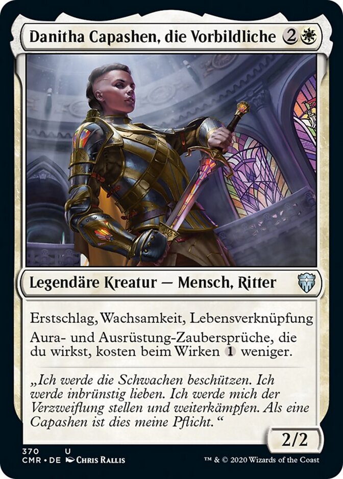 Danitha Capashen, die Vorbildliche