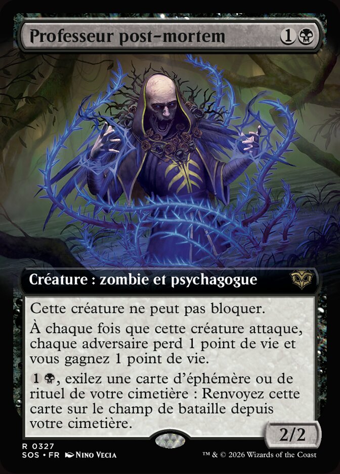 Professeur post-mortem