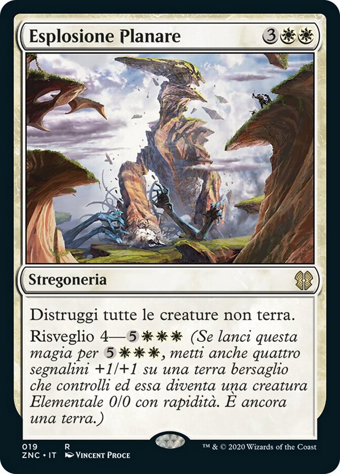 Esplosione Planare