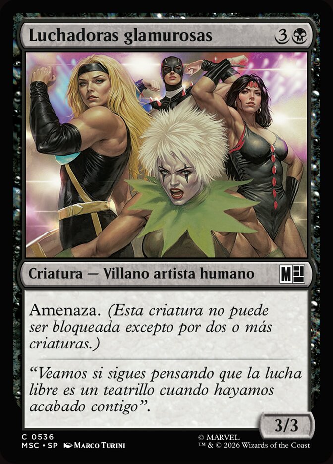 Luchadoras glamurosas