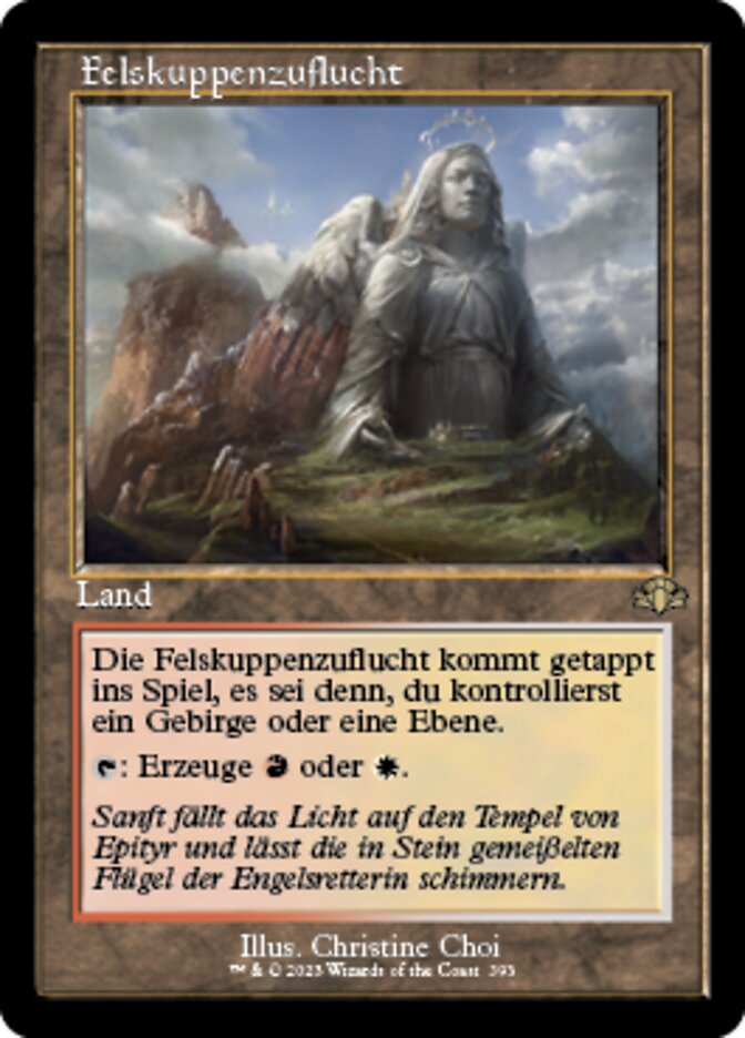 Felskuppenzuflucht