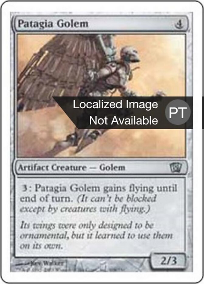 Golem com Patágio