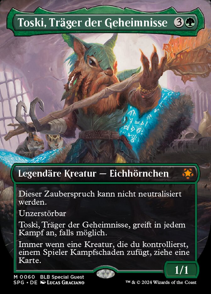 Toski, Träger der Geheimnisse