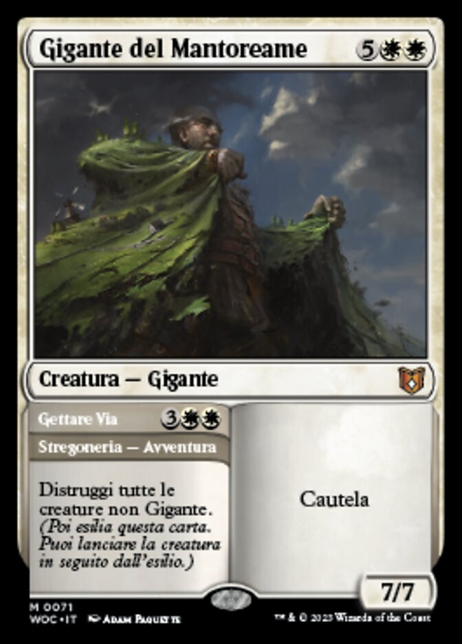 Realm-Cloaked Giant // Cast Off