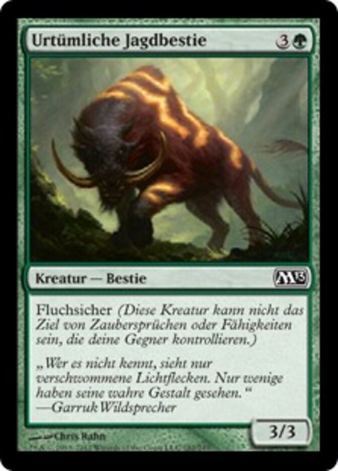 Urtümliche Jagdbestie