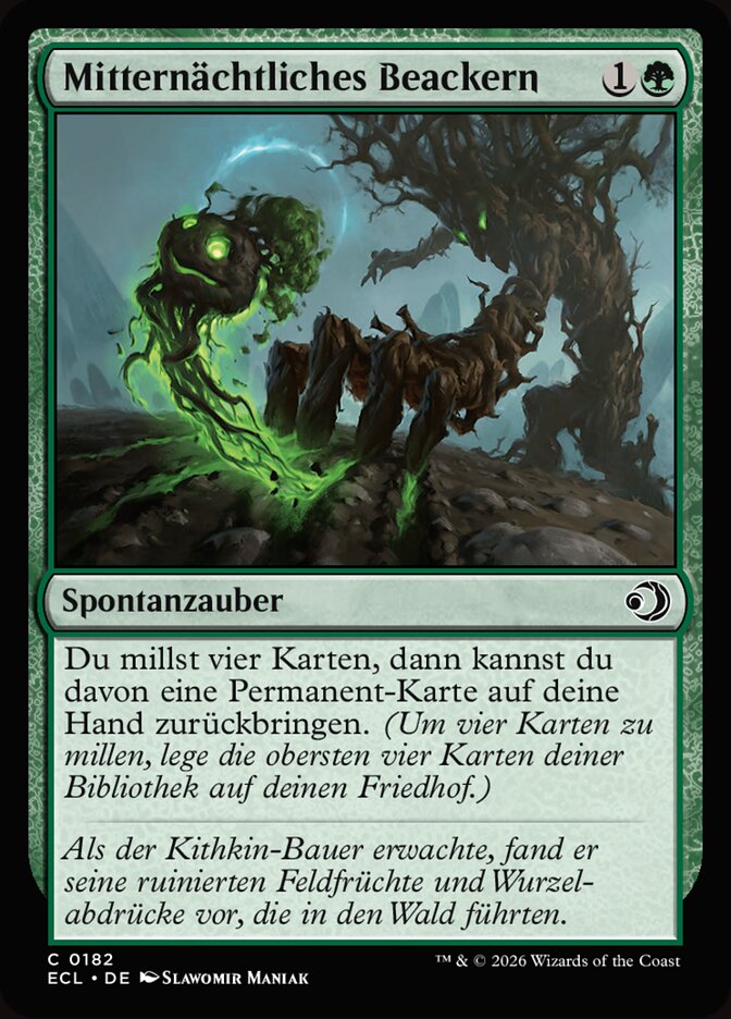 Mitternächtliches Beackern