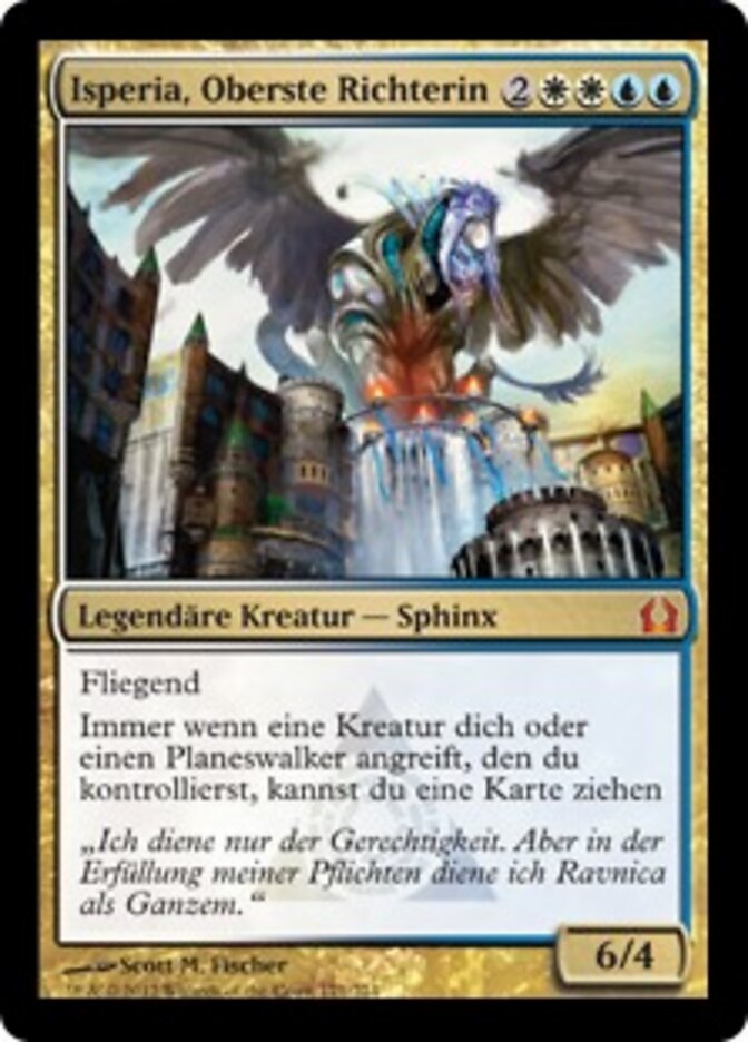 Isperia, Oberste Richterin