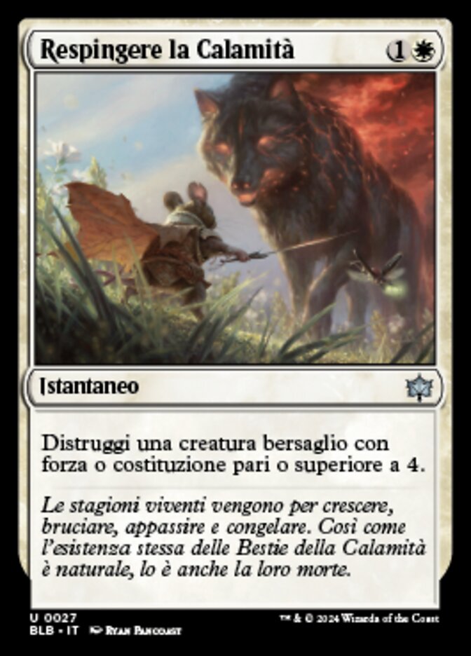 Respingere la Calamità