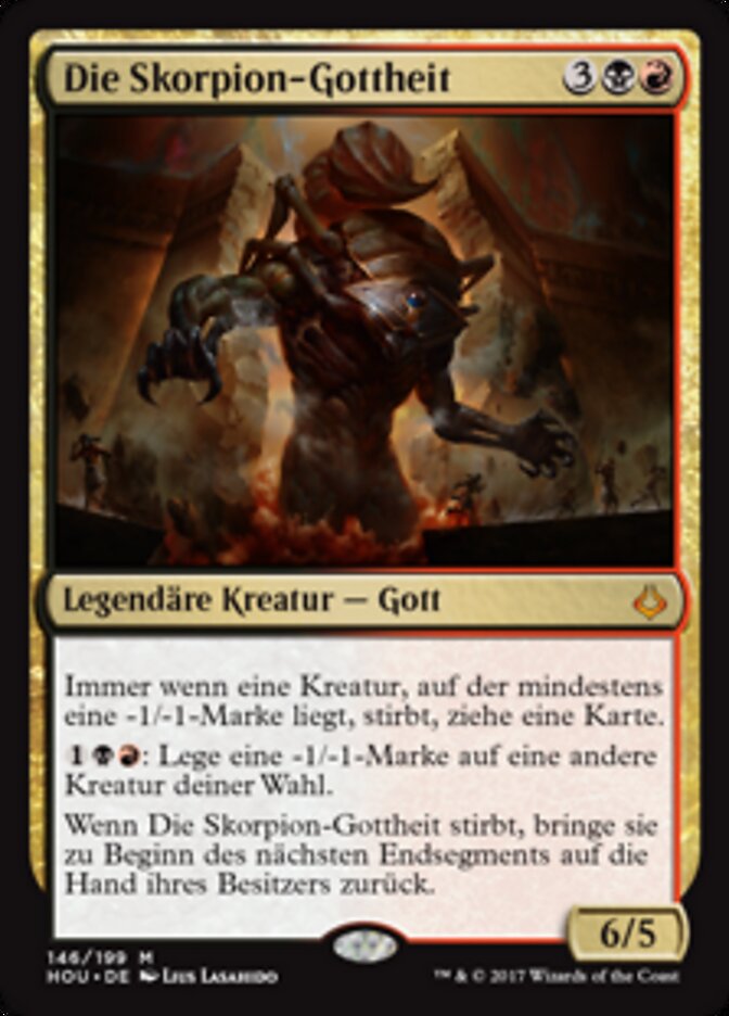 Die Skorpion-Gottheit