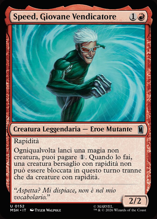 Speed, Giovane Vendicatore