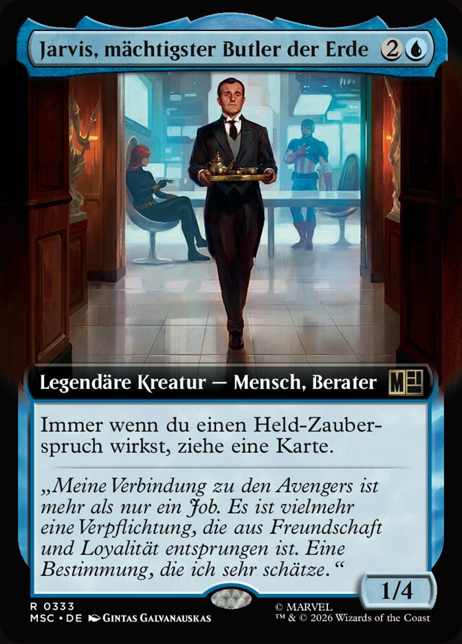 Jarvis, mächtigster Butler der Erde