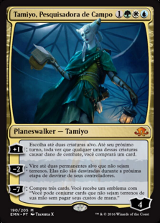 Tamiyo, Pesquisadora de Campo