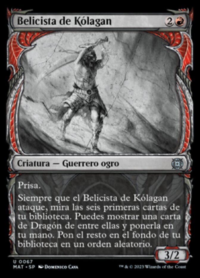 Belicista de Kólagan